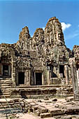 Angkor Thom - Bayon temple, second enclosure, towers of the East gopura 